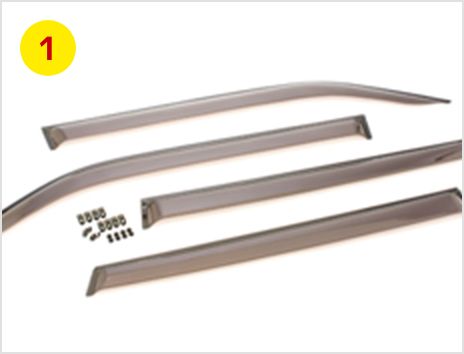 イメージ：完全車種別サイドバイザー